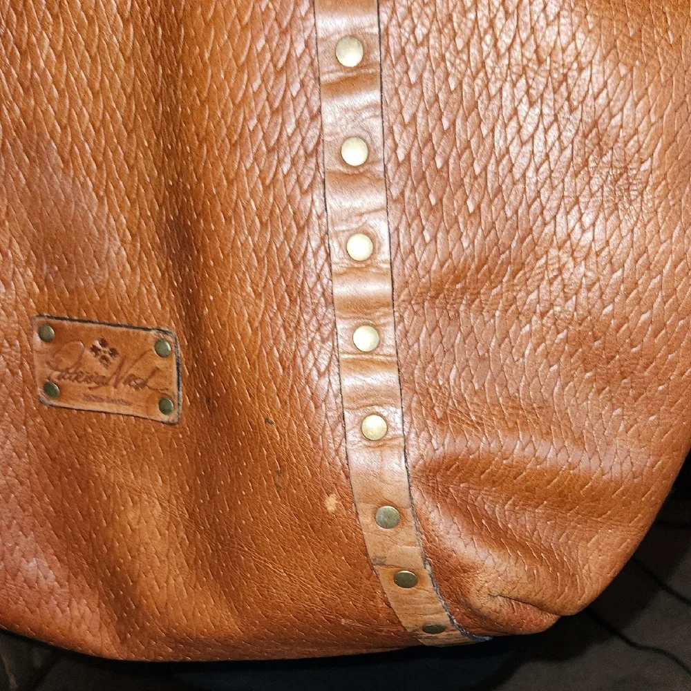 Patricia Nash Tan Leather Tote with Timeless Design